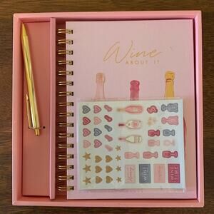 *NEW*  "Wine About It" Guided Journal Gift Set
